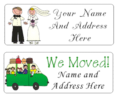 Family and Moving Address Labels