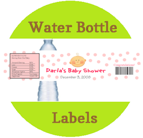 Water Bottle Labels